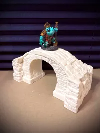 Pont en pierre en ruine pour jeux de plateau / wargaming — photo 6