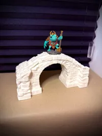 Pont en pierre en ruine pour jeux de plateau / wargaming — photo 2
