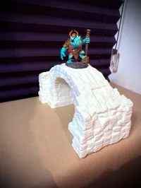 Pont en pierre en ruine pour jeux de plateau / wargaming — photo 7