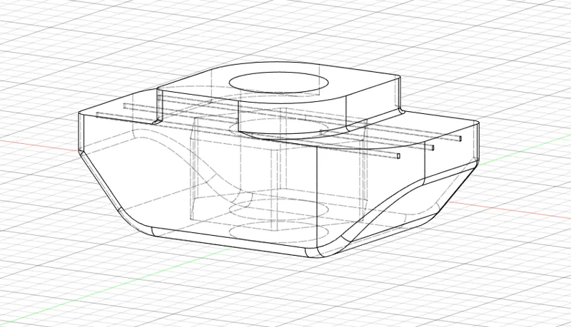 Drop in T Nut for 3030 profile with inserted nut 4.2mm hole Remix
