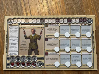 Cthulhu Death May Die Player Dashboard V1.1