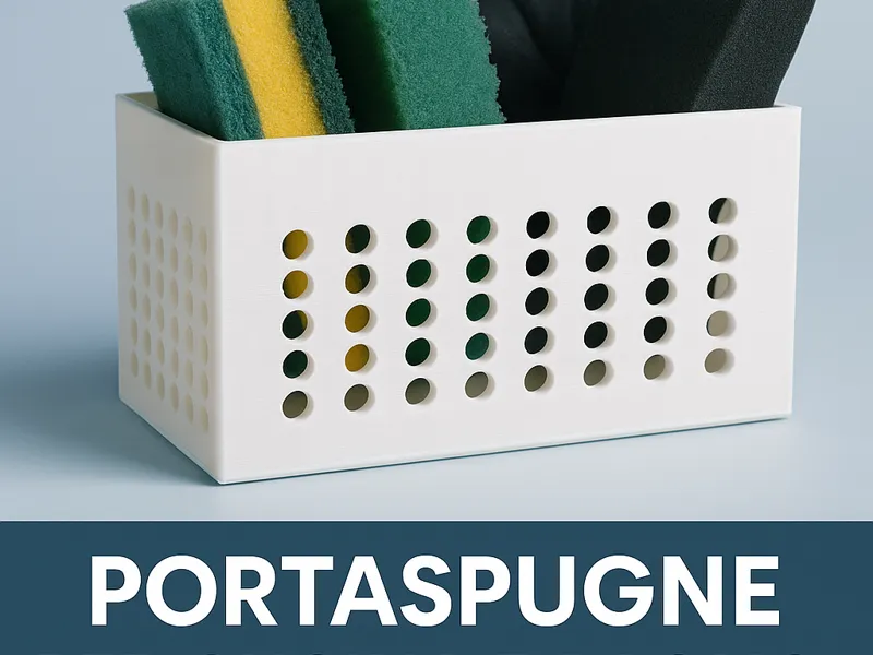 Portaspugne  ideale per cucina e bagno.