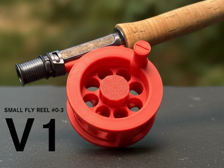 Small and Light Fly reel V1 Line #0-3