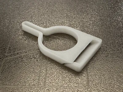 Dog poop bag leash holder