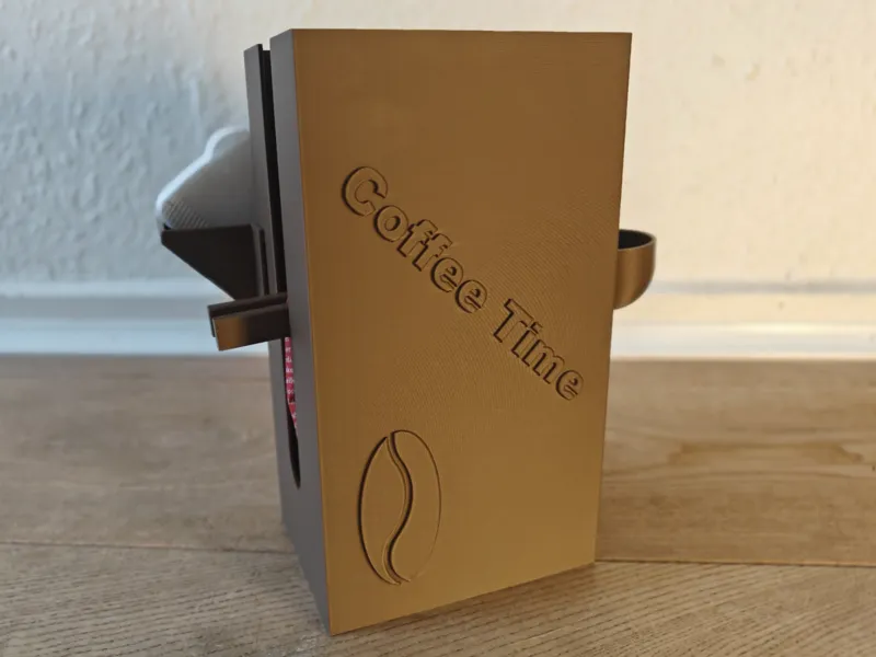 Coffeestand with filterholder and spoon