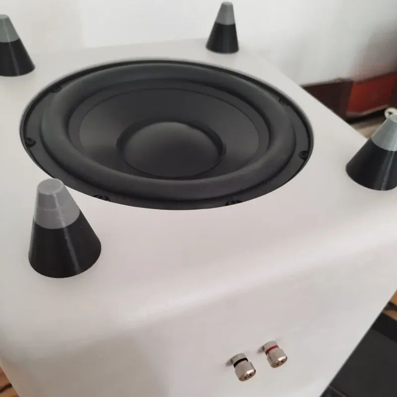 two-component foot for Subwoofers, Speakers or other Furniture