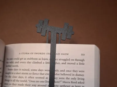 Dumbbell Bookmarks