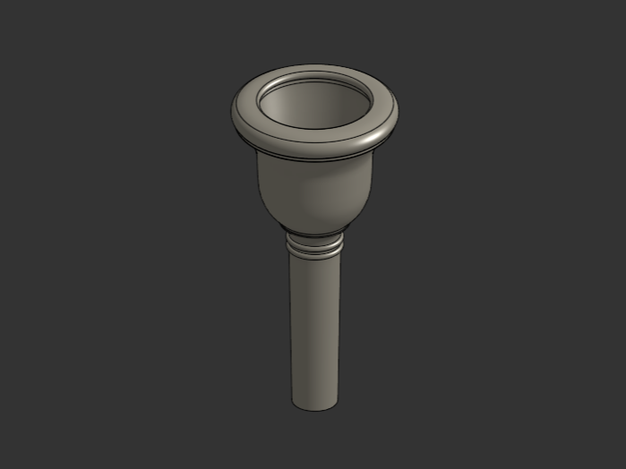 Jerome Wiss Tuba Mouthpiece