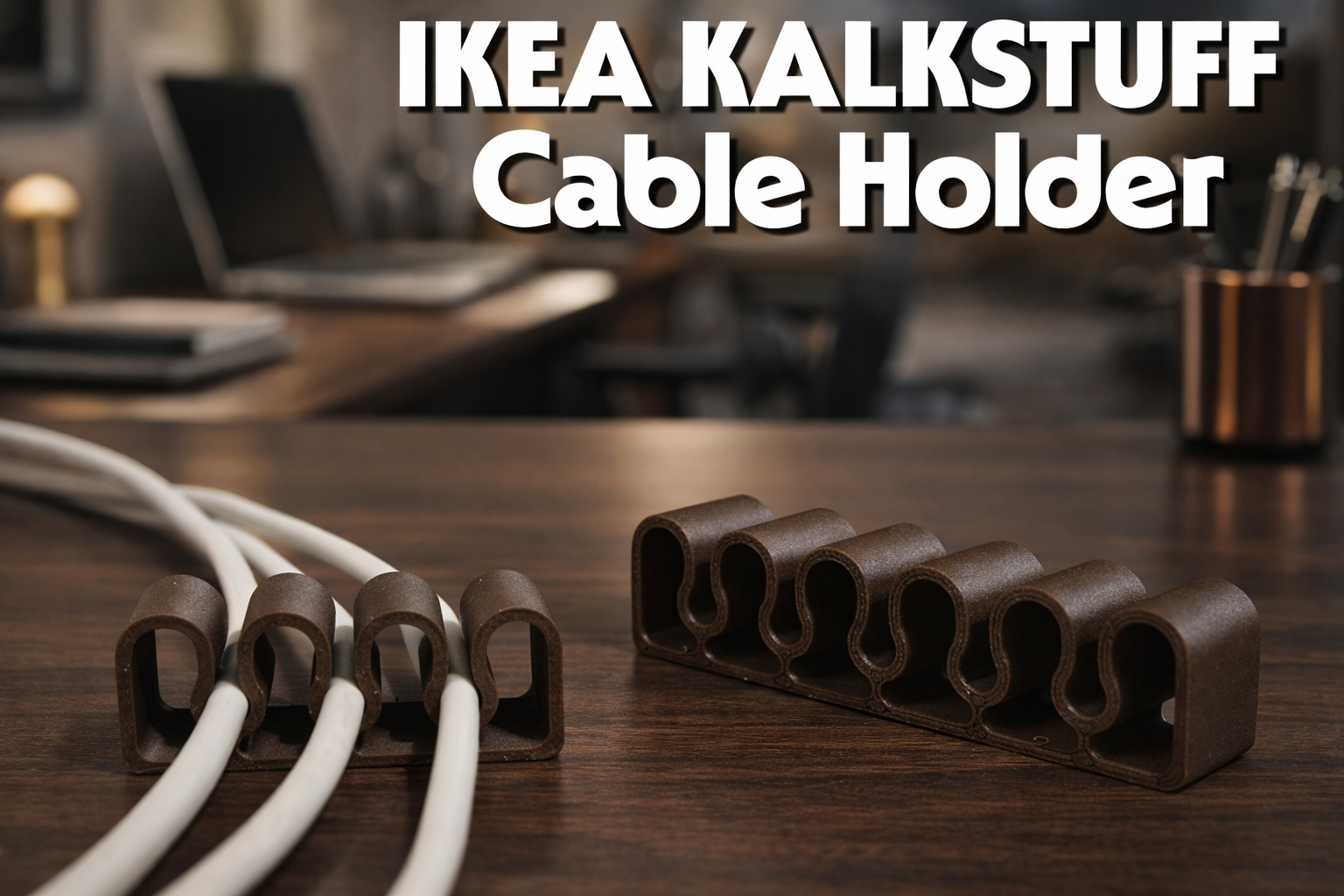 Miniatura 2 do modelo 3D IKEA KALKSTUFF Cable Holder