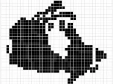 Small Canada map