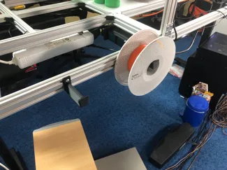 Filament storage spool holder single m5 screw