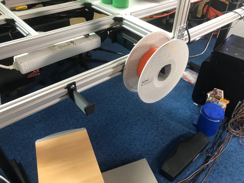 Filament storage spool holder single m5 screw