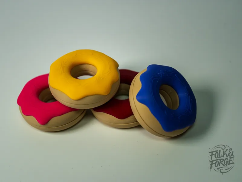 Glazed Fidget Donut, Magnetic Pop Apart Toy