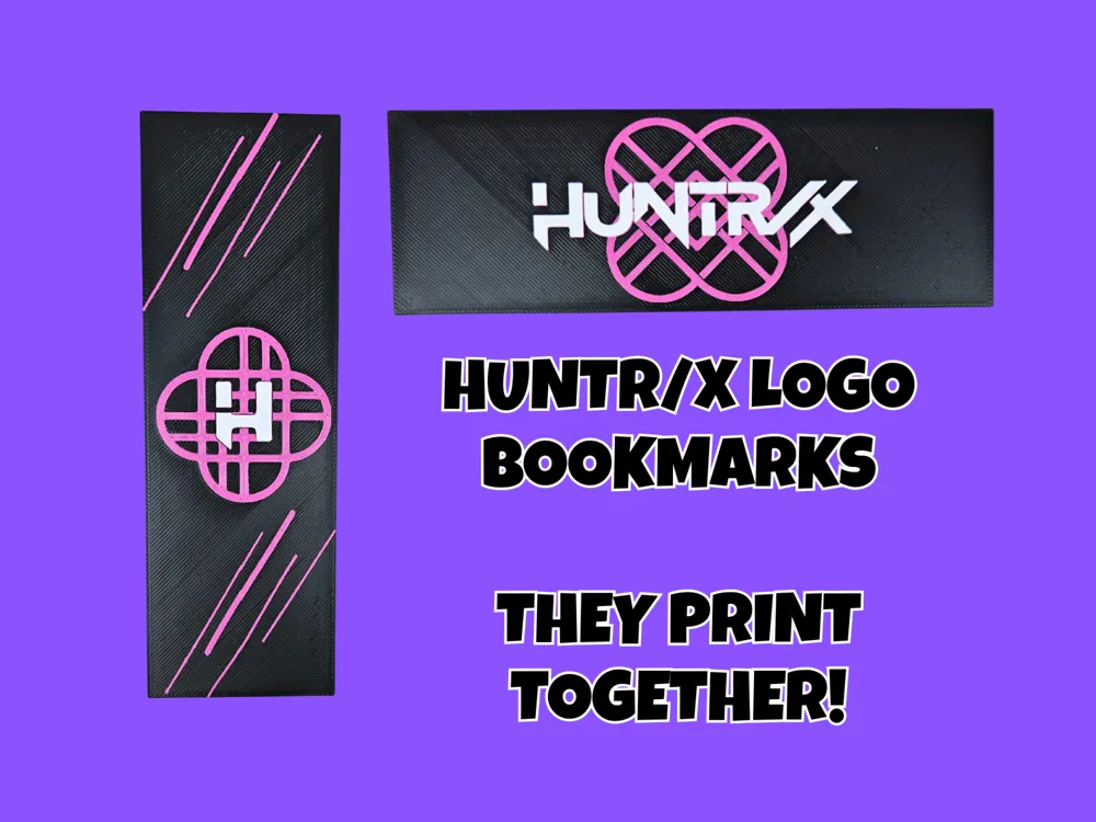 Huntrix Logo Bookmarks