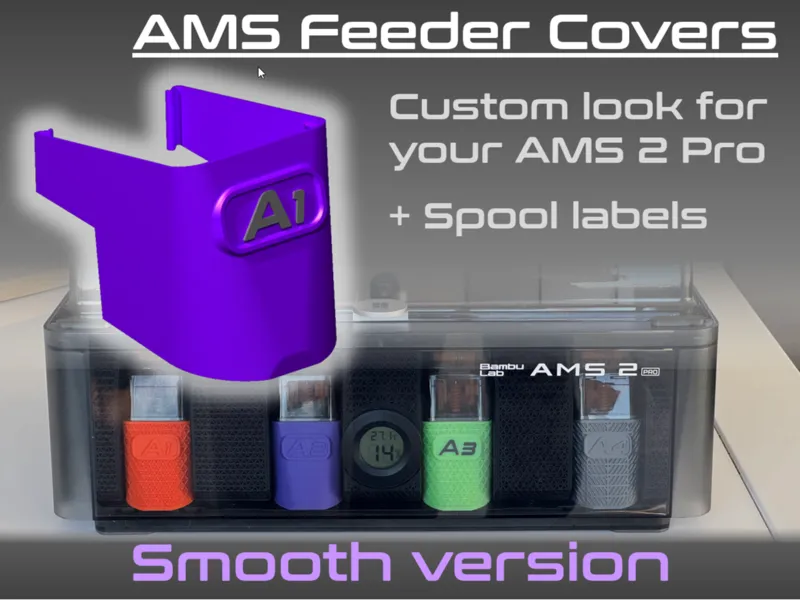 AMS 2 Pro Feeder Covers - Smooth version
