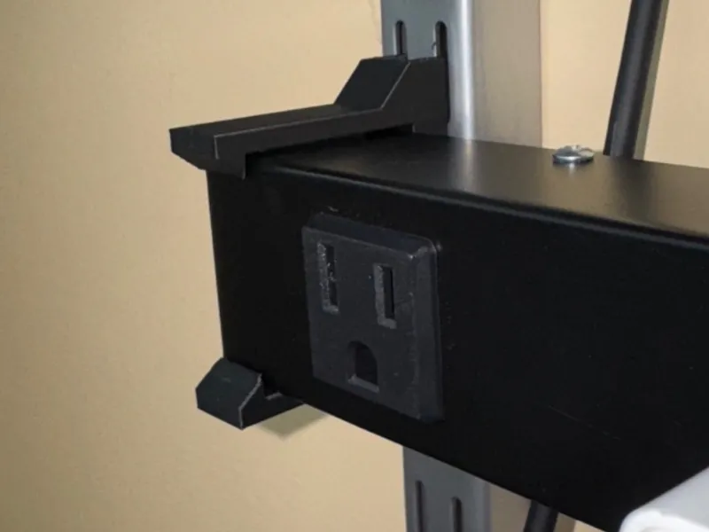 Rubbermaind FastTrack Power Strip Bracket