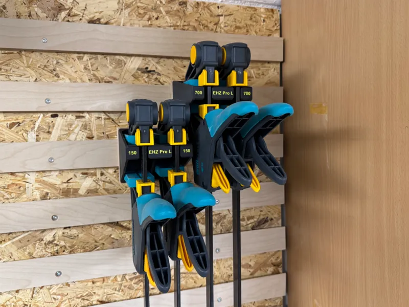 Clamp Holder for Wolfcraft EHZ L (2x) – Wall Mount