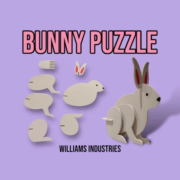 Puzzle lapin de Pâques
