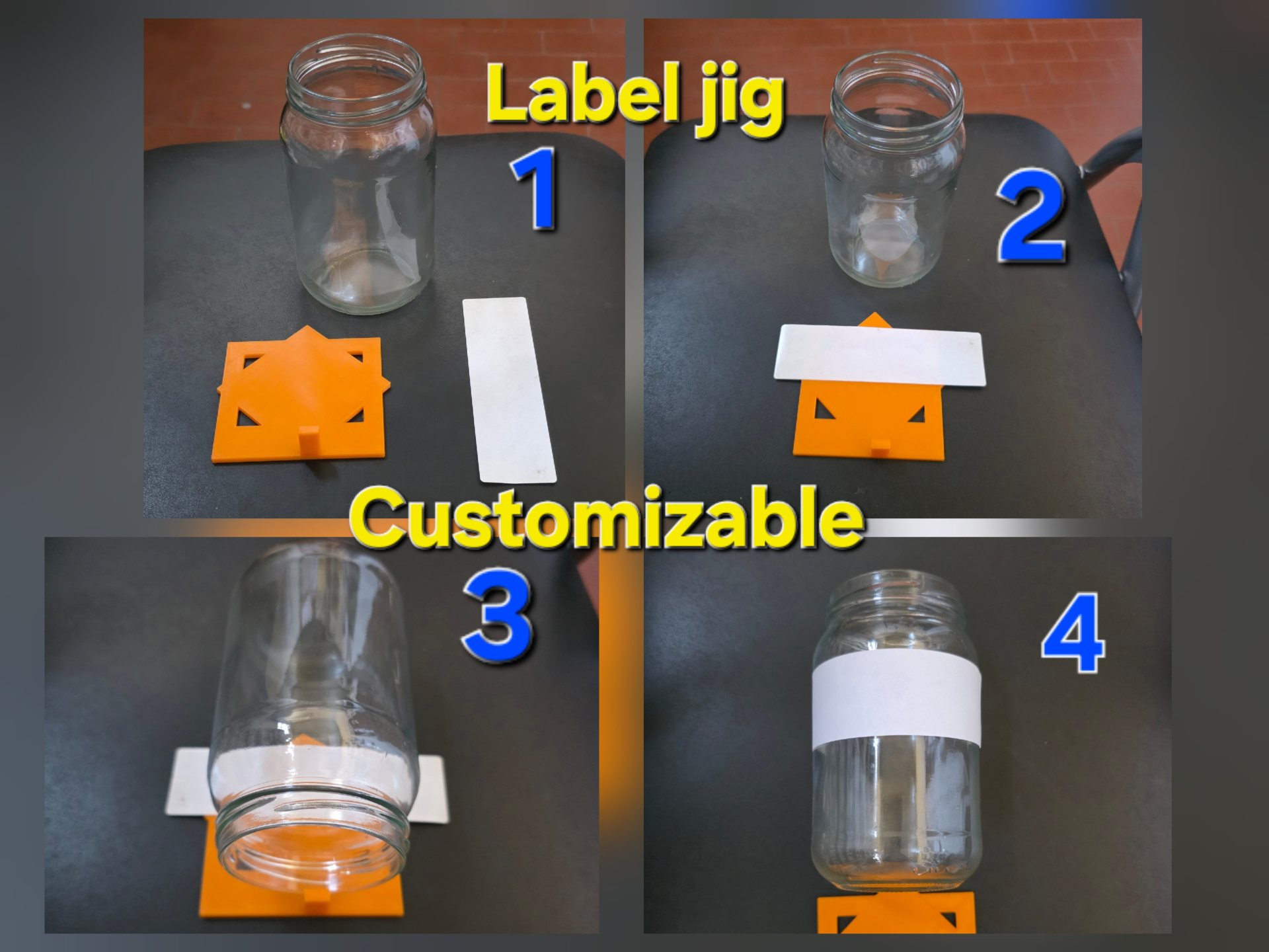 Parametric Label Jig - The Perfect Alignment