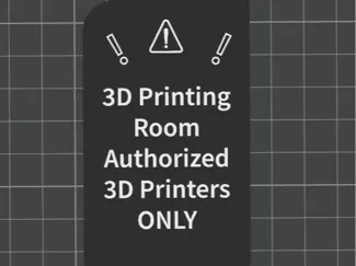 Hanging Door Sign