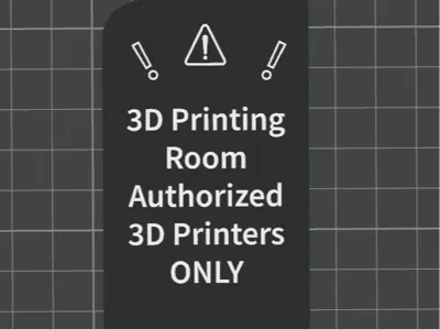 Hanging Door Sign