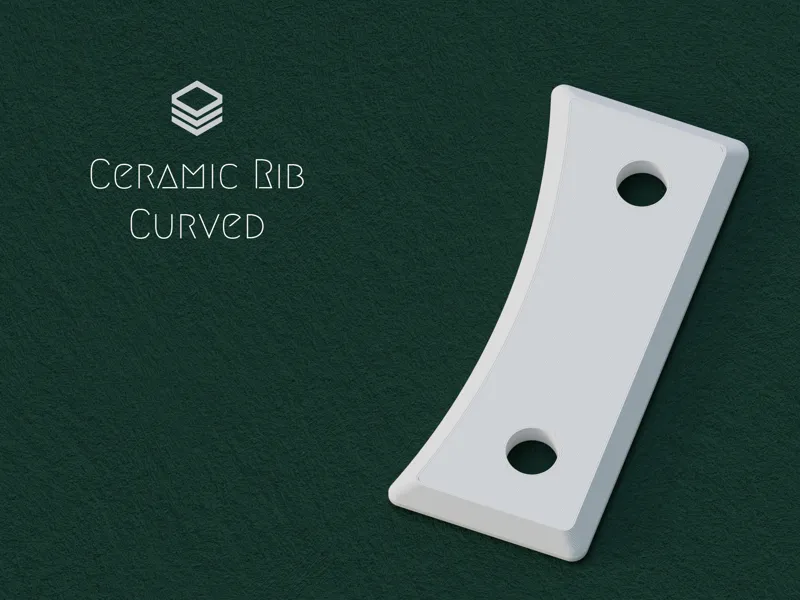 Ceramic Rib – Curved |Straight Side
