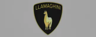 LLAMAGHINI badge