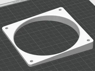 120mm pc fan duct / angle riser