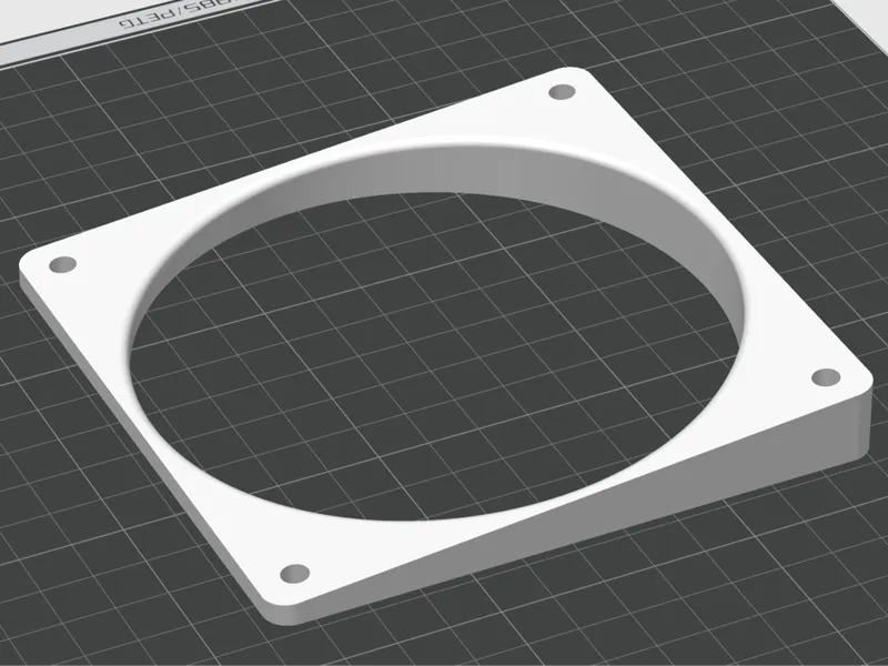 120mm pc fan duct / angle riser