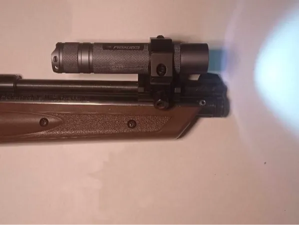 Crosman 1322 1377 side Picatiny 22mm rail
