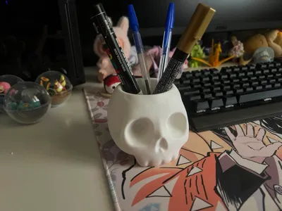 Skull Pen Holder