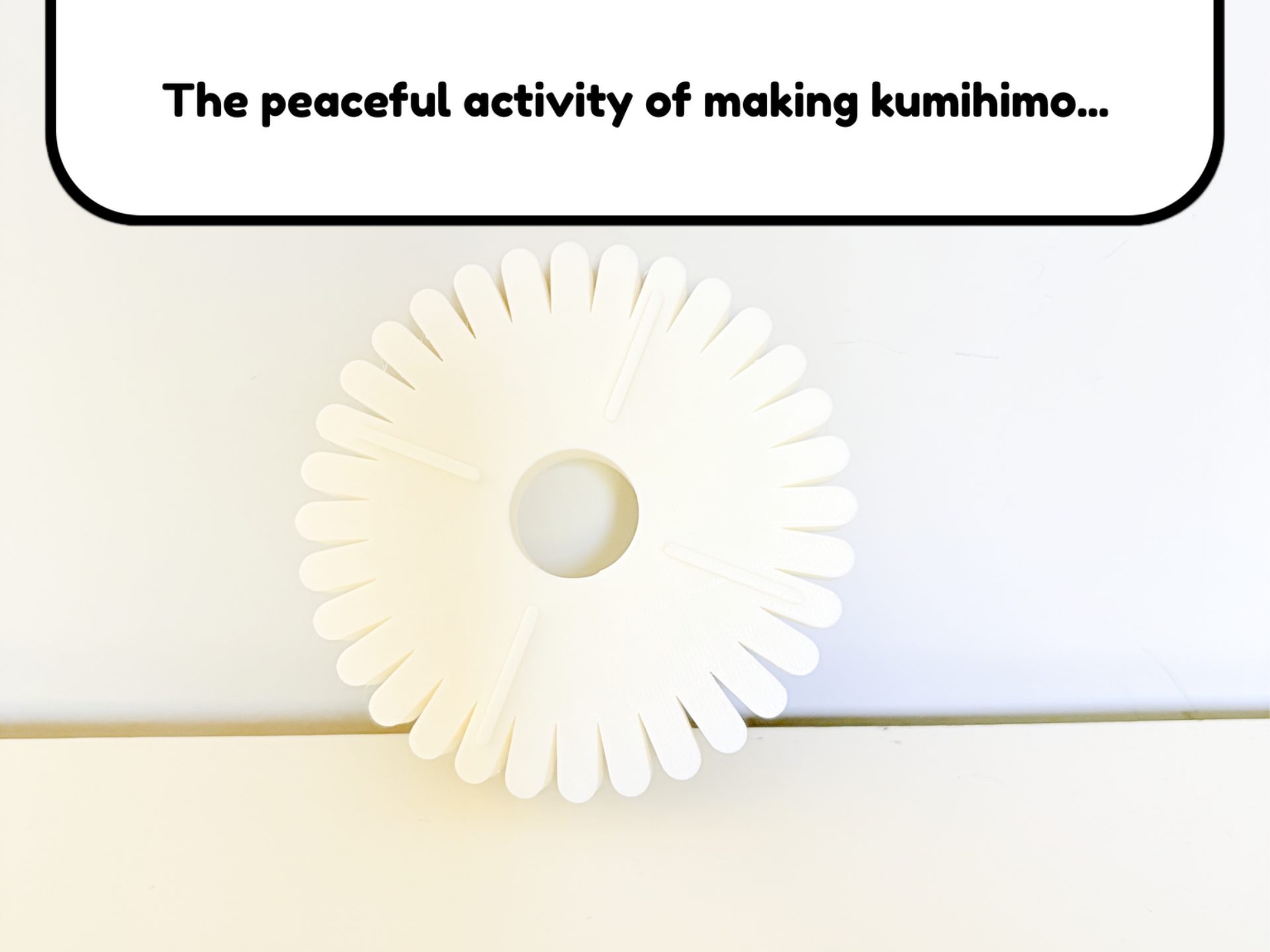 Kumihimo (A traditional Japanese art form)