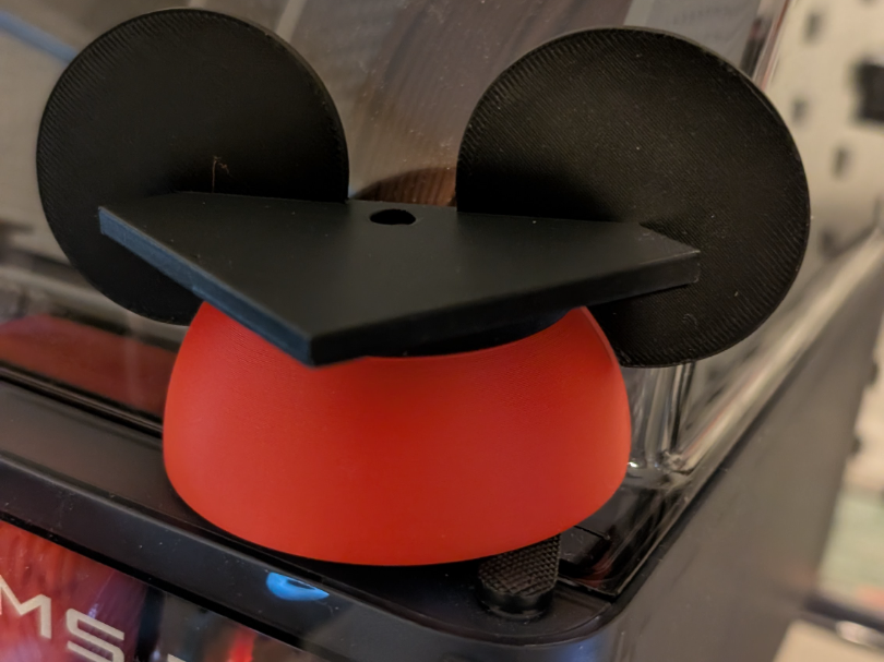 Mickey Mouse Graduation Cap (AMS & nonAMS) 