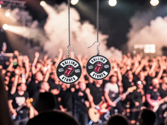 Rolling Stones tour earrings