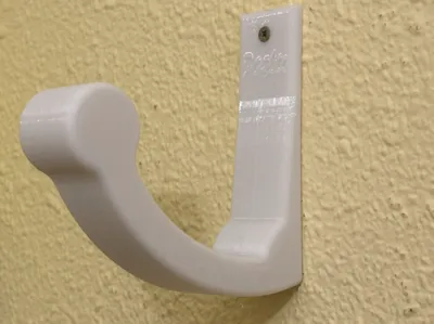 Wall helmet holder