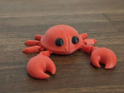 Articulated Cute Crab - toy for children