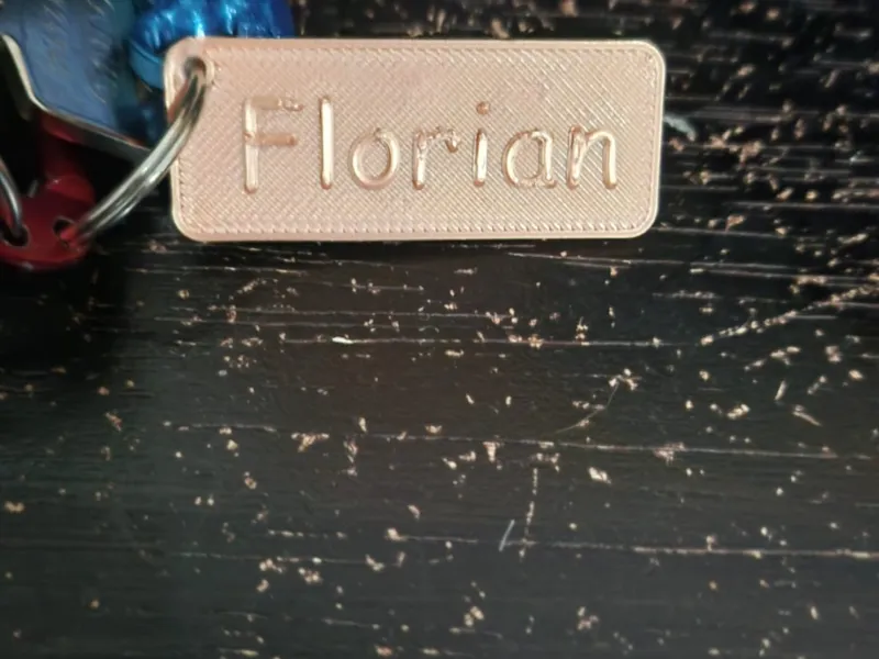 Namensschild Florian