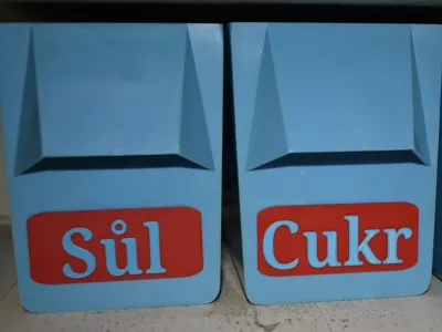 Sugar & Salt Labels - EN/CZ inscription