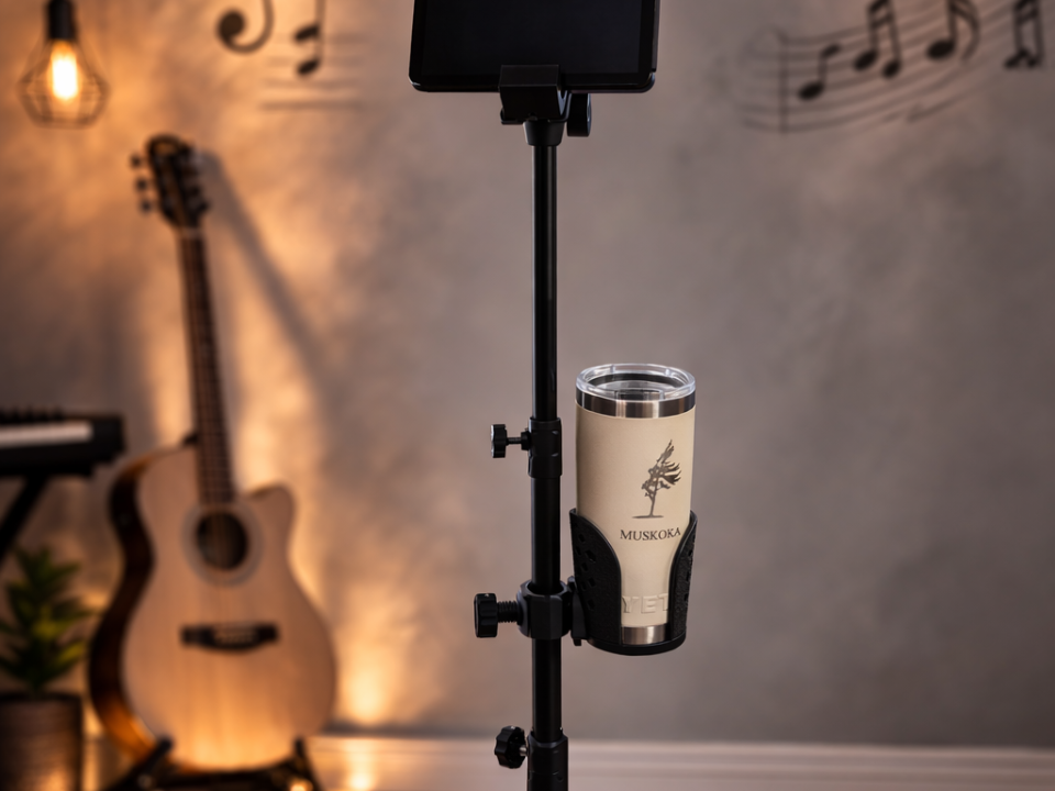 Adjustable Water Bottle Holder with Various Mounts