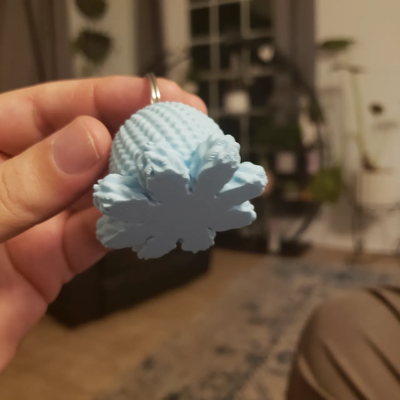 Octoplush - Amigurumi Baby Octopus Keychain view 3