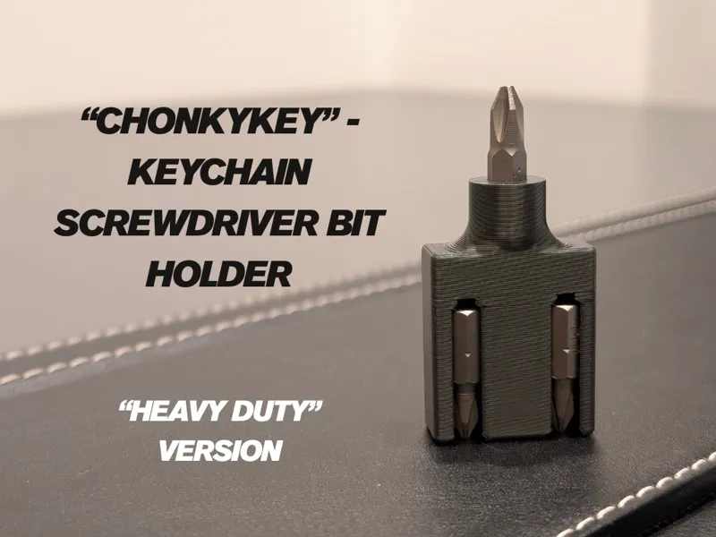 CHONKYKEY Bitkey - Keychain Screwdriver Bit Holder