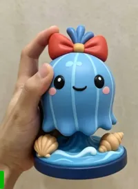 未上色完整白膜