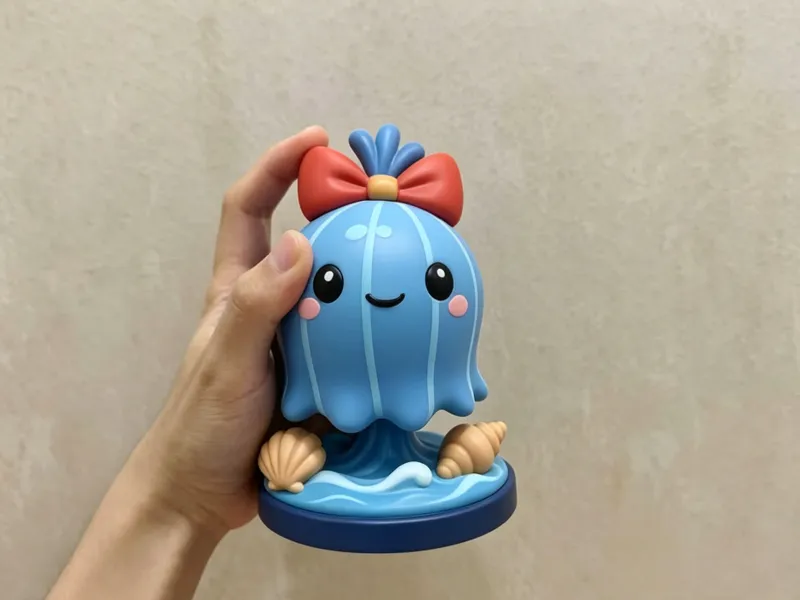 洛克王国世界-水蓝蓝小形态分件（可多色可拆开打印附带底座可不用手动上色）