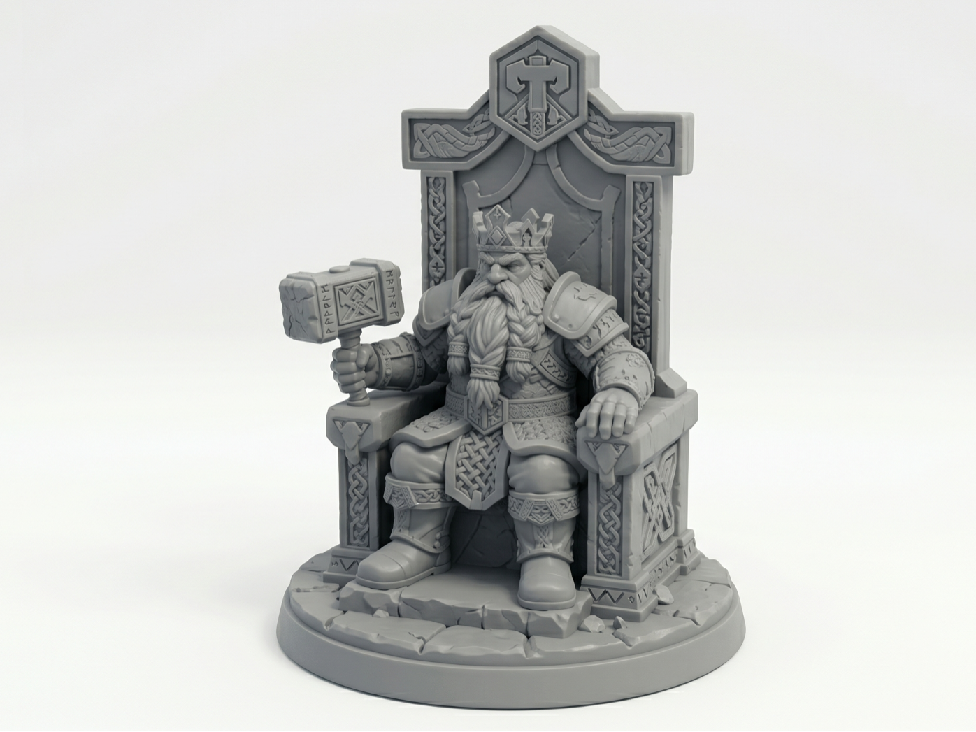 Dwarf king statue