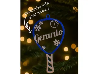 Ornamento Natale Padel