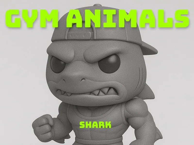 Gym Animals - Gym Shark
