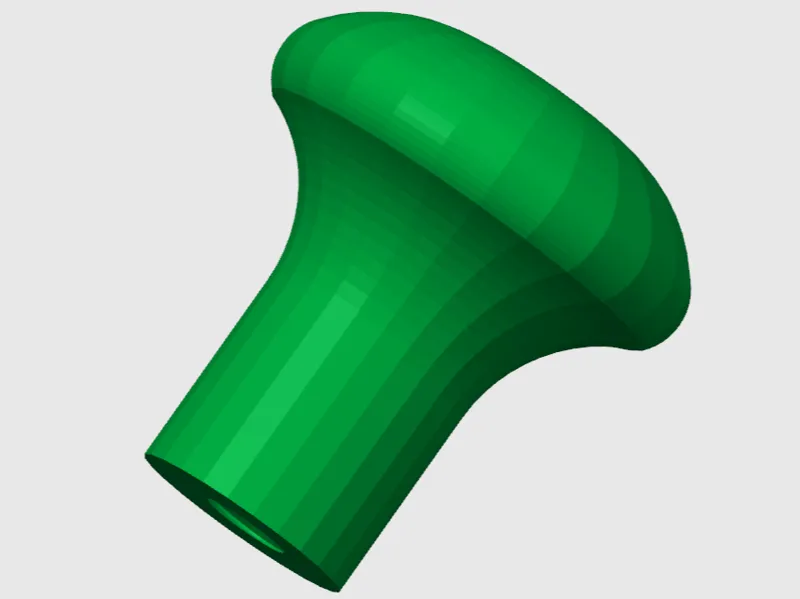 Drill press handle knob v2
