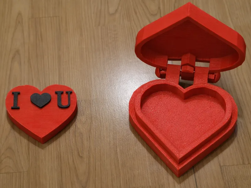 VALENTINES DAY HEART - WITH CASING