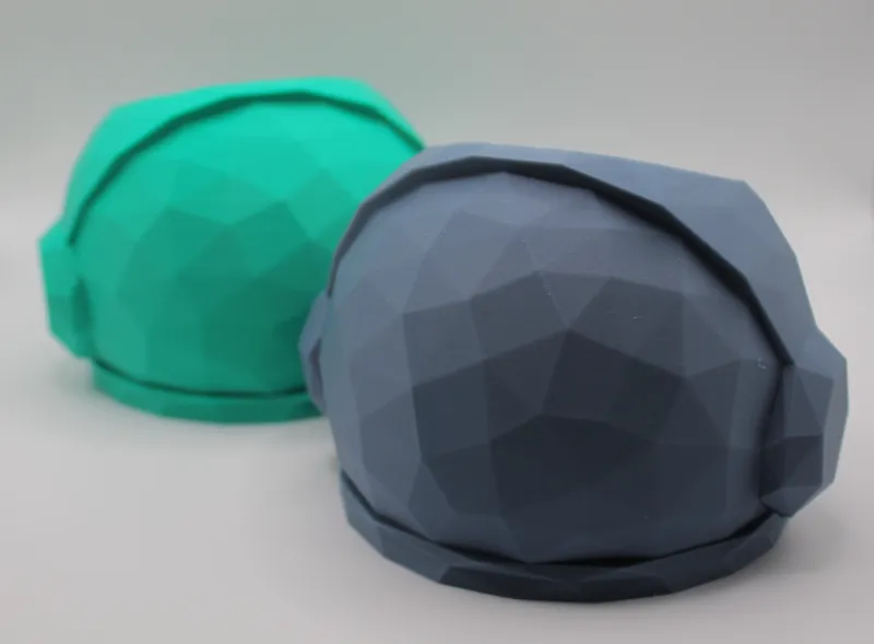 Low Poly Space Helmet Planter / Storage