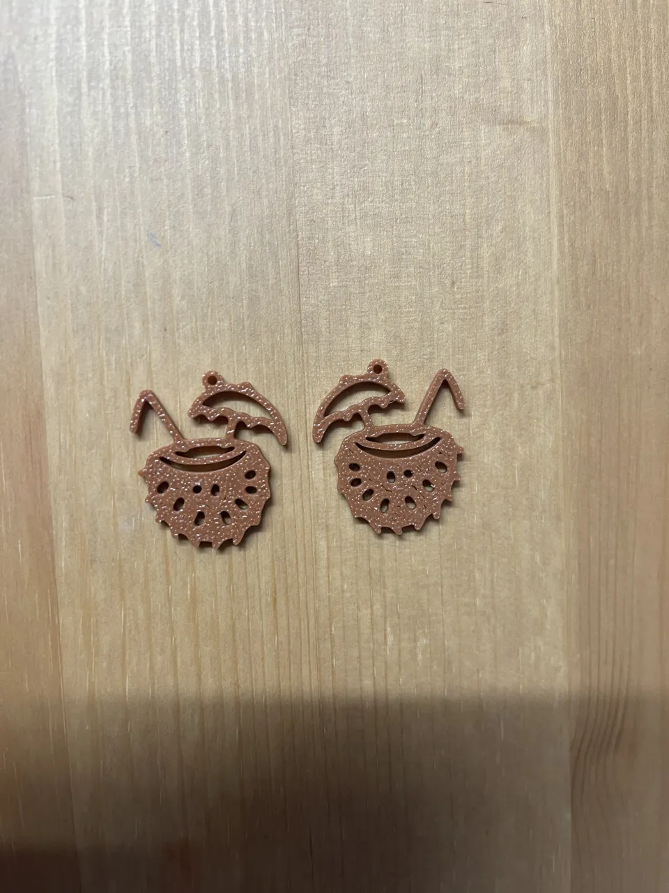 Coconut cocktail Earrings view 2